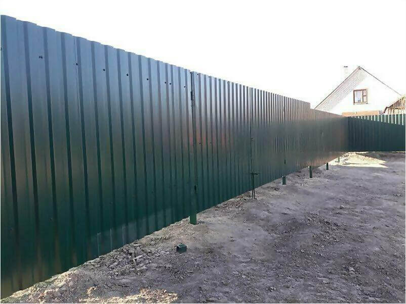 Забор, ворота, калитка из зеленого профлиста 150м фото 5 в Сургуте
