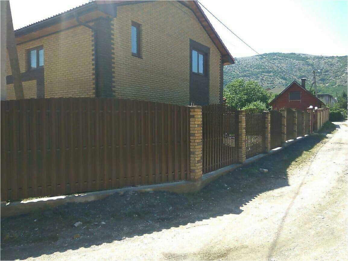 забор из штакетника 110м фото7 в Сургуте