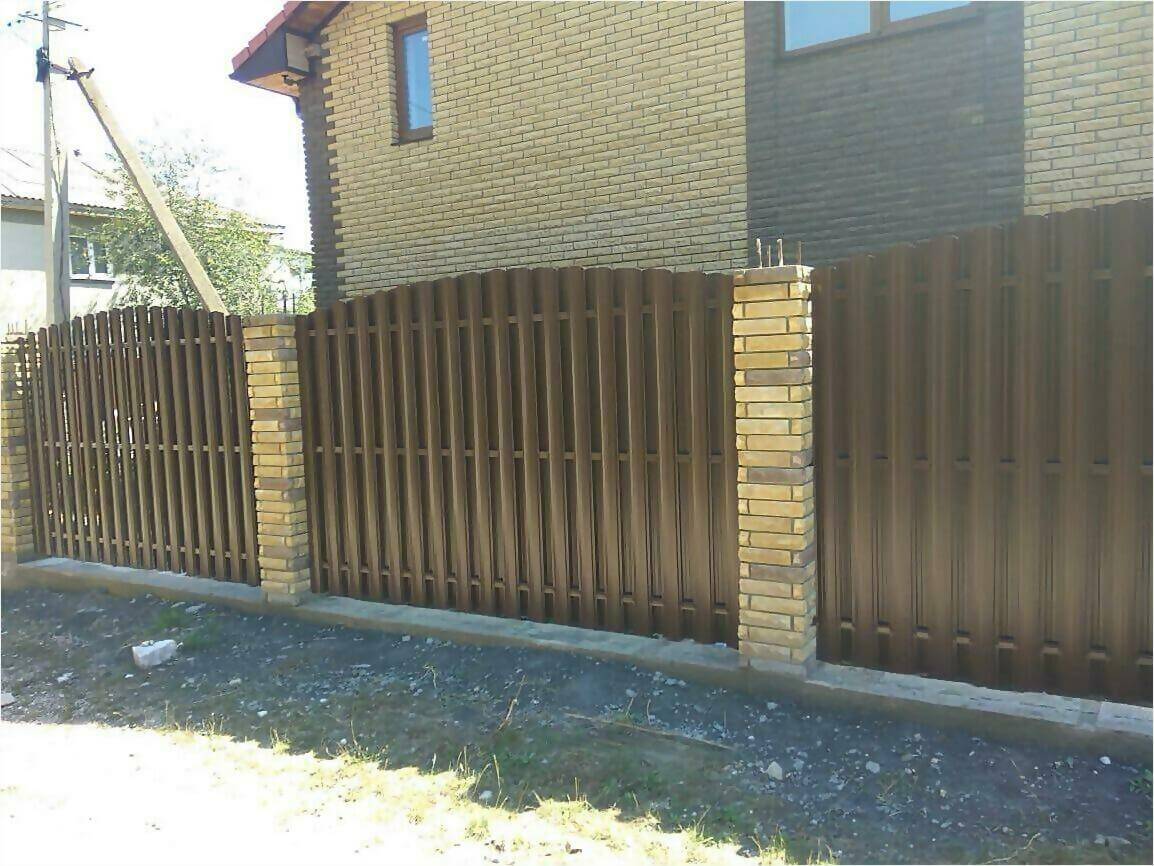 забор из штакетника 110м фото5 в Сургуте