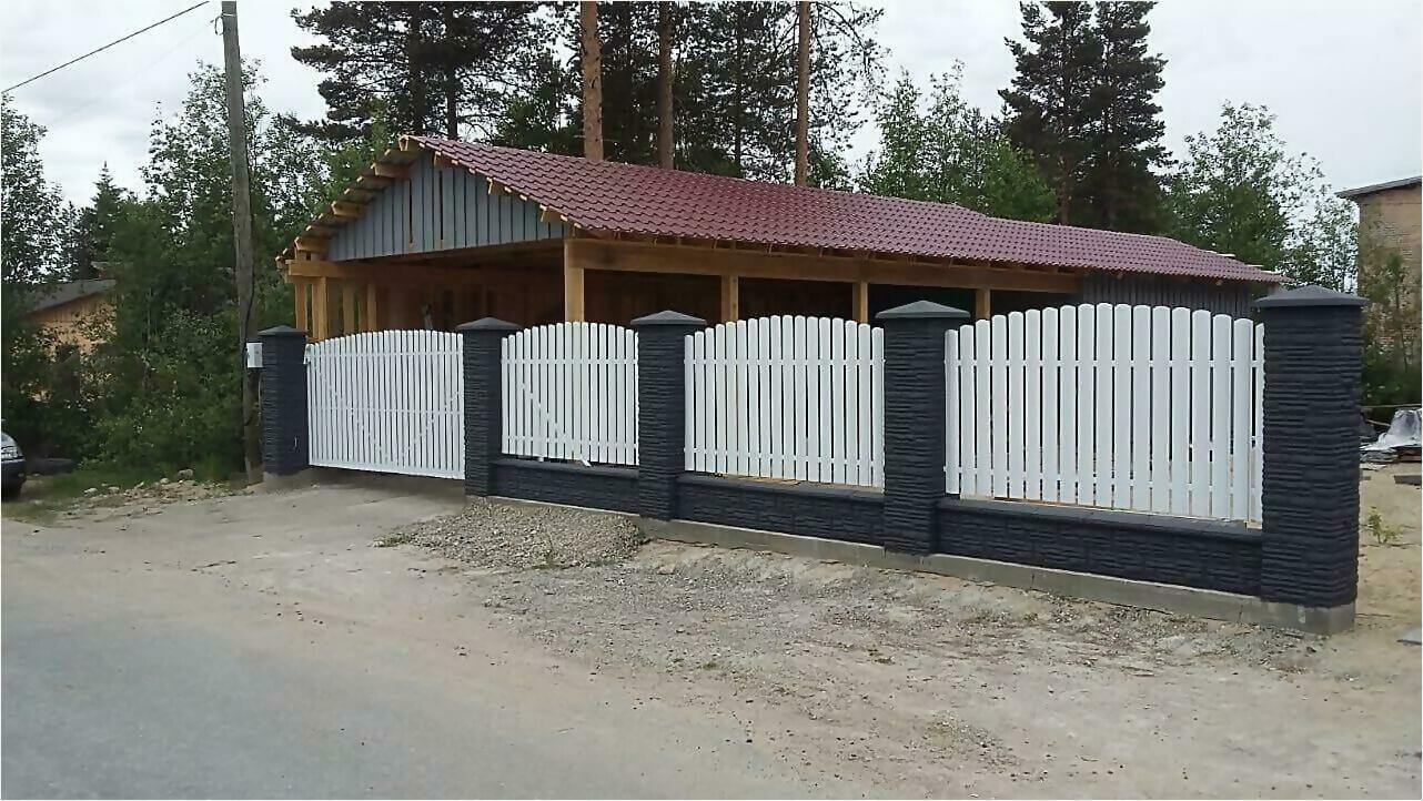 забор из штакетника 85м фото1 в Сургуте