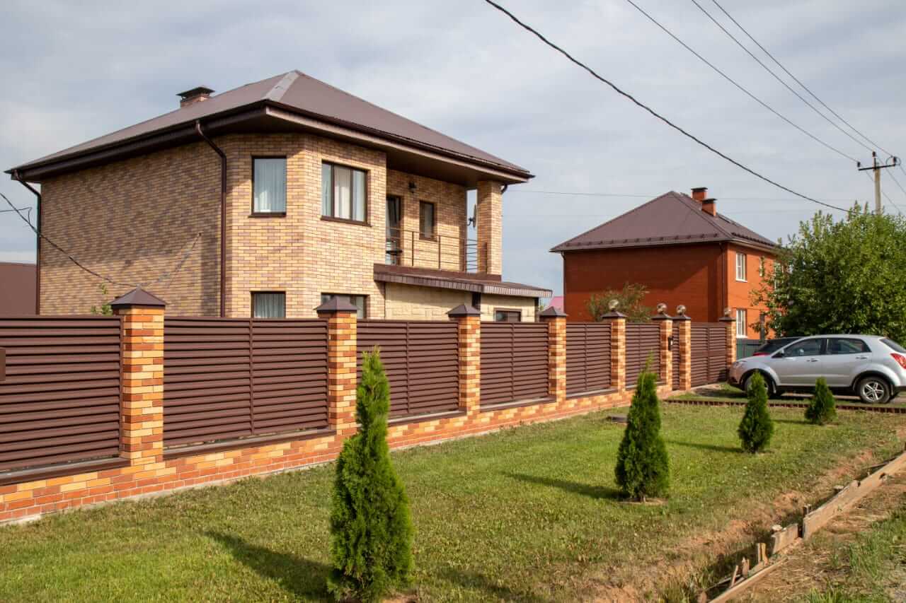 забор-жалюзи шоколад фото1 в Сургуте