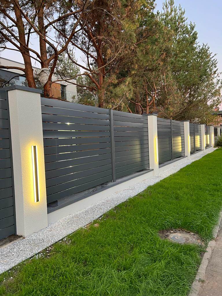 Забор-ранчо из металлопланкена 36м RAL7024 Серый Графит фото 13 в Сургуте