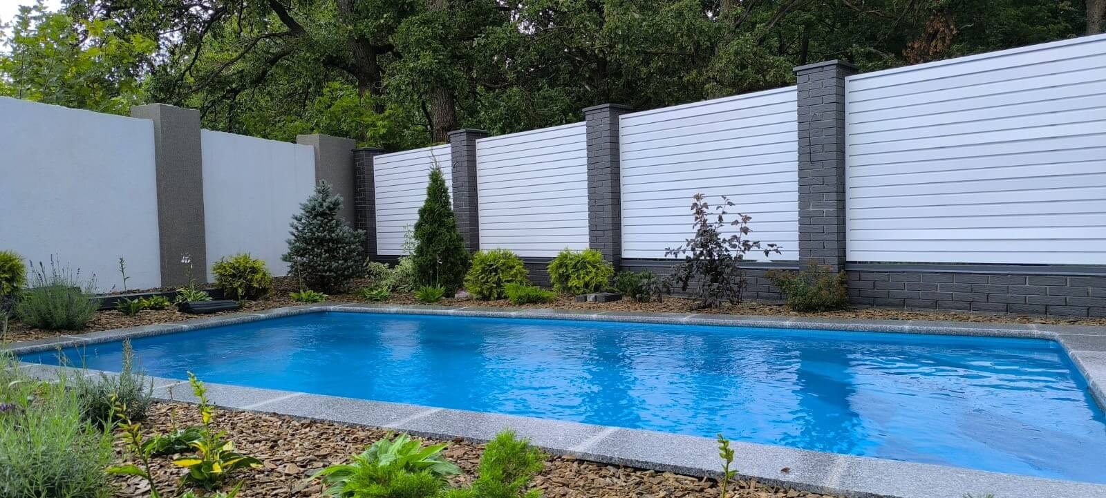 Забор-жалюзи из ламелей Хай-Тек 54м RAL9003 Белый фото 4 в Сургуте