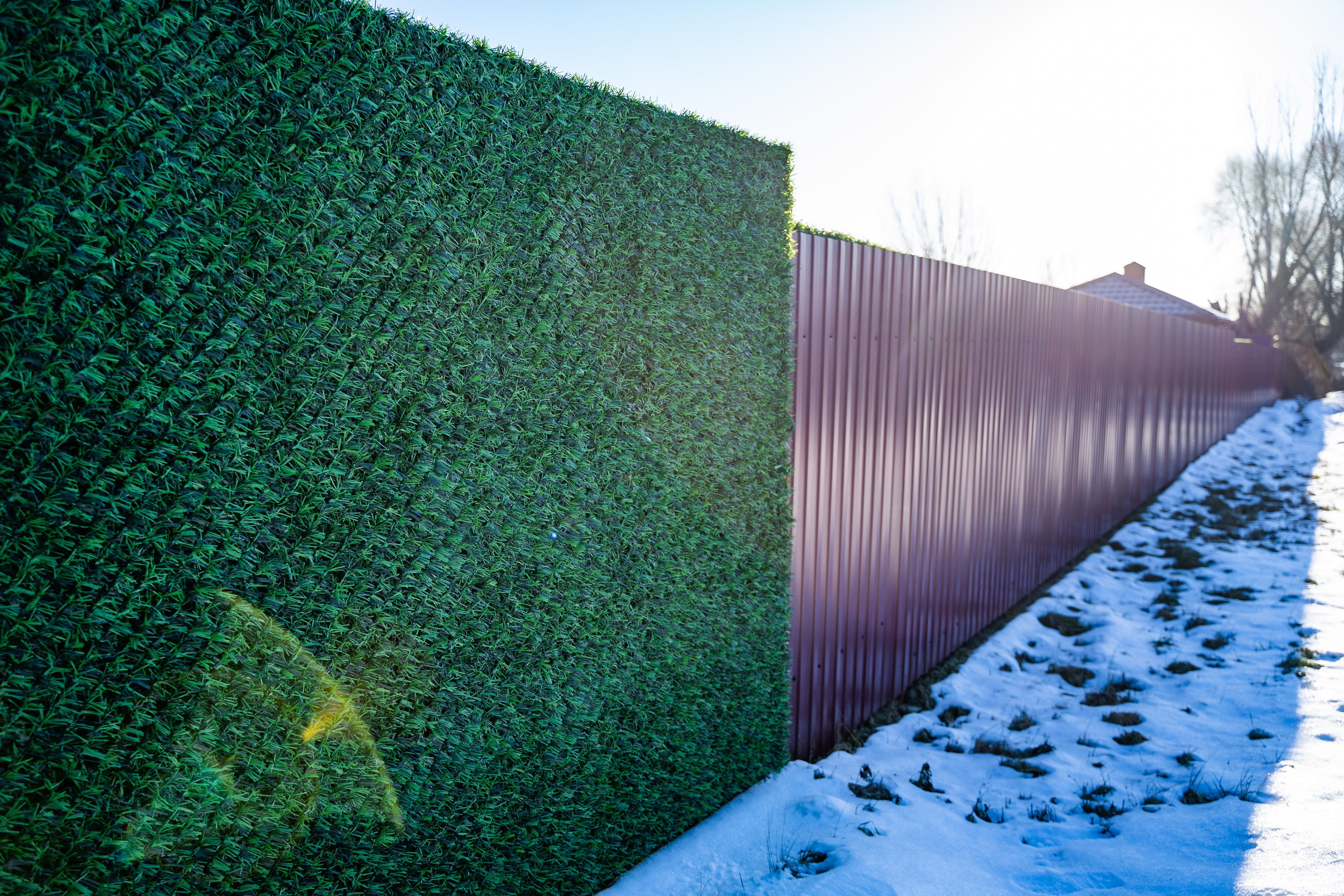 Вечнозеленый забор Grass Fence рулон 2м фото 11 в Сургуте