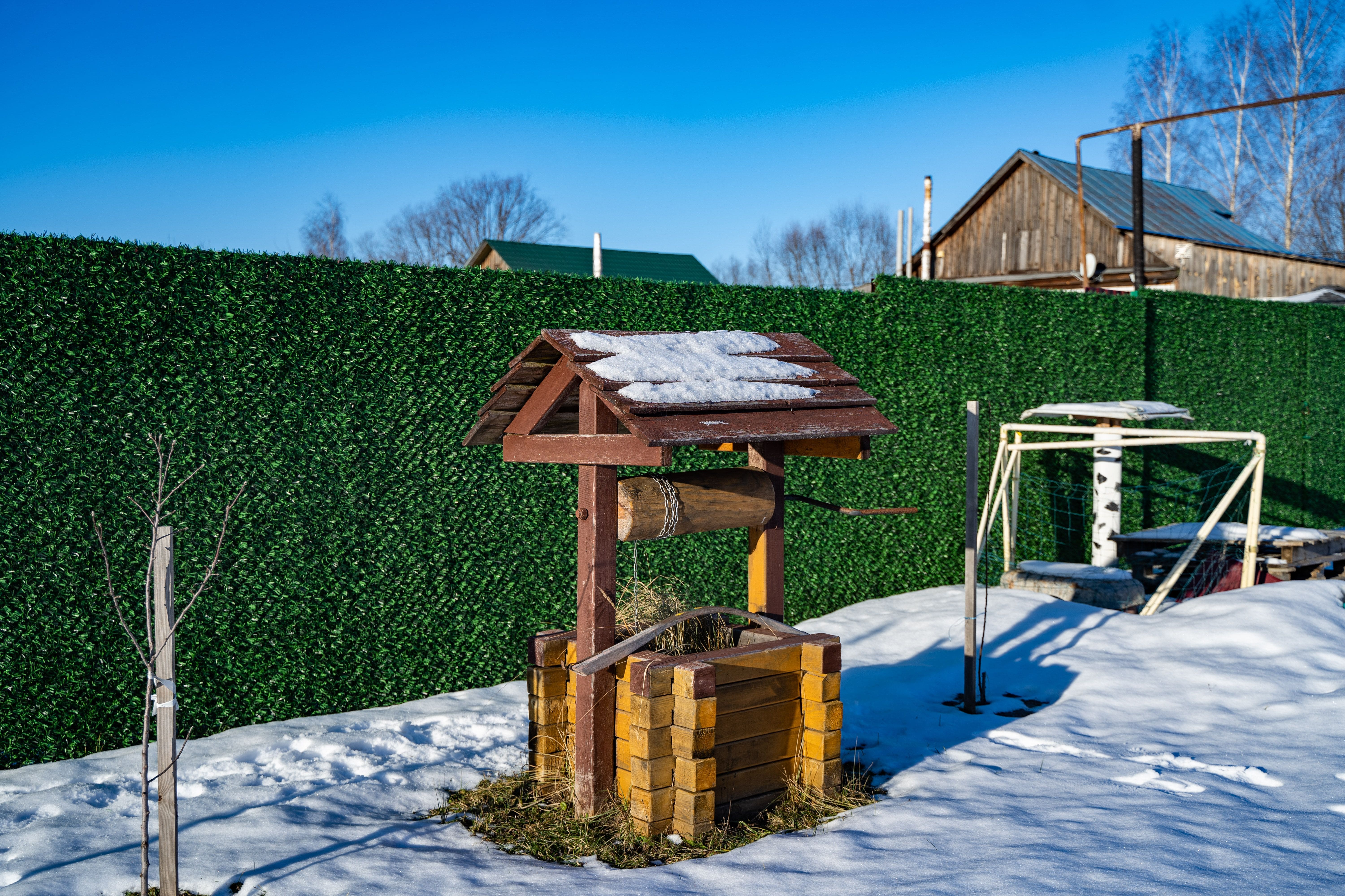 Вечнозеленый забор Grass Fence рулон 2м фото 7 в Сургуте